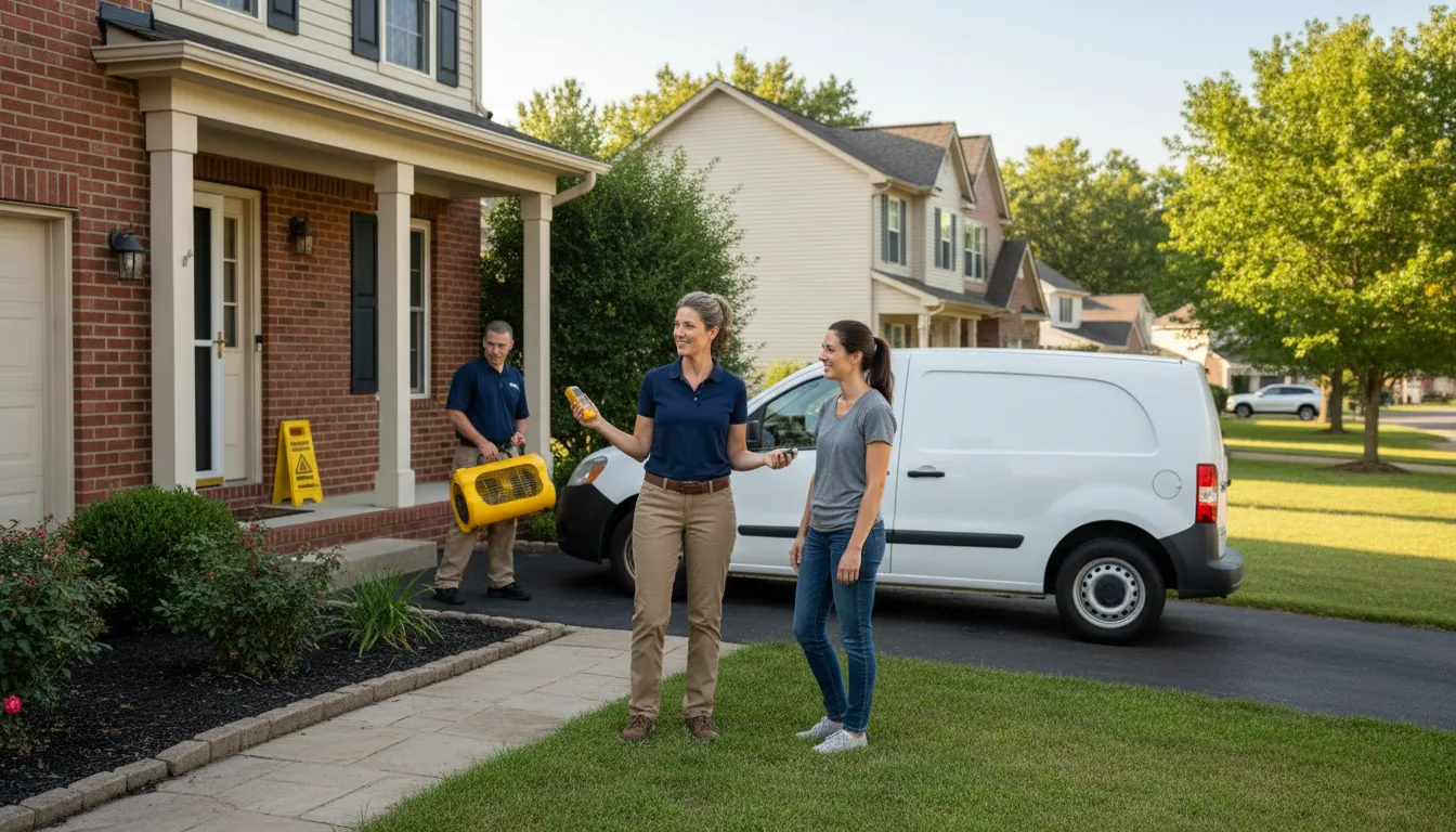 Residential water damage restoration in Eagar, AZ